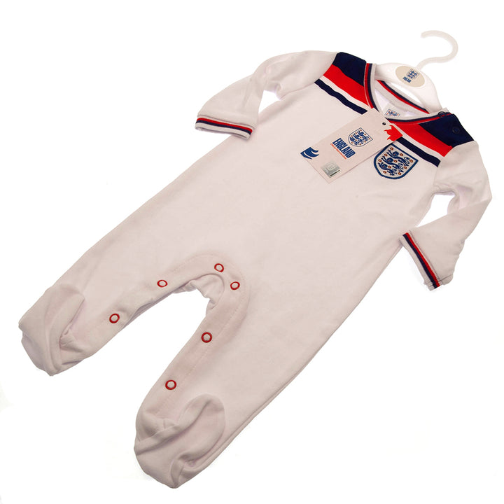 England FA Sleepsuit 82 Retro 6-9 Mths by England FA