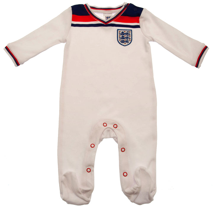 England FA Sleepsuit 82 Retro 9-12 Mths by England FA