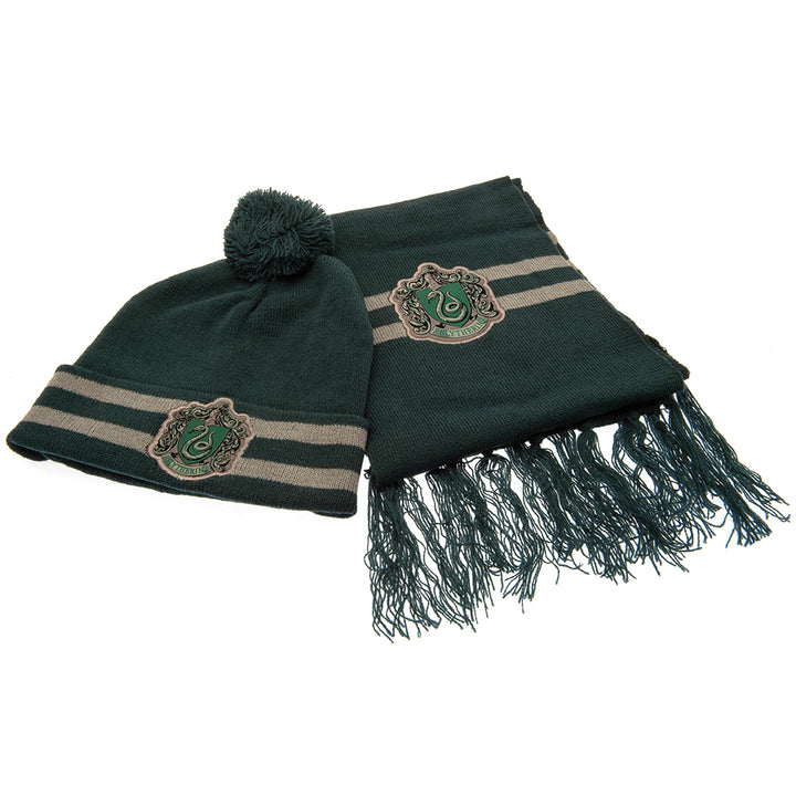 Harry Potter Junior Beanie & Scarf Slytherin by Harry Potter