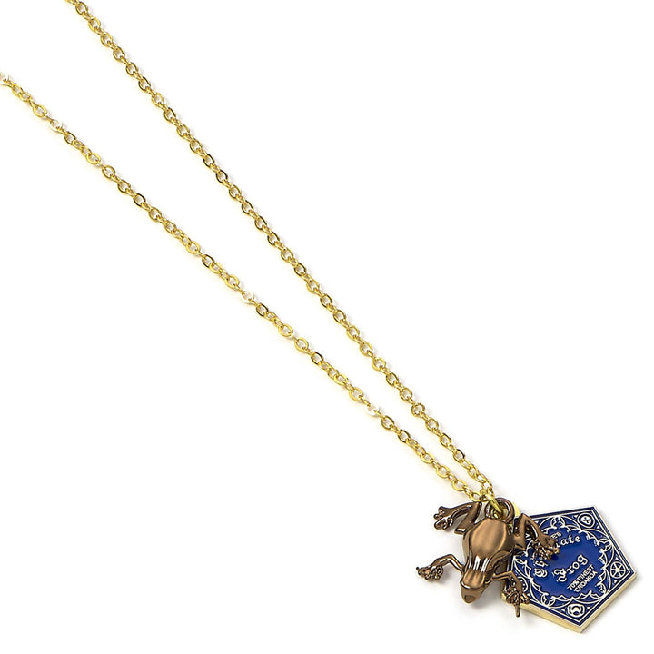 Harry Potter Gold Plated Necklace Chocolate Frog by Harry Potter