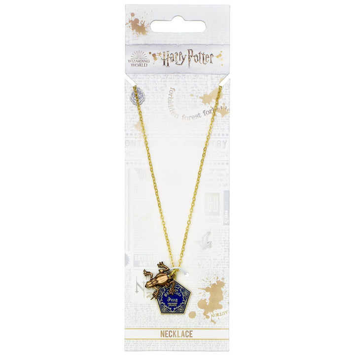 Harry Potter Gold Plated Necklace Chocolate Frog by Harry Potter