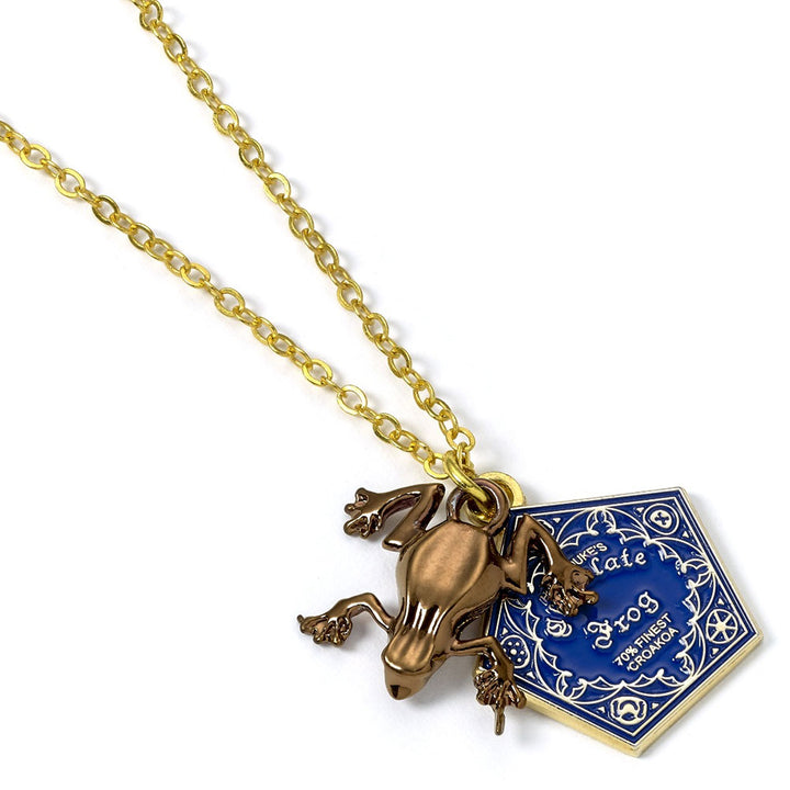 Harry Potter Gold Plated Necklace Chocolate Frog by Harry Potter