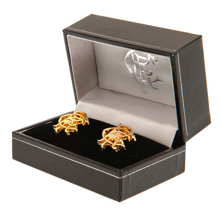 Rangers FC Gold Plated RFC Cufflinks by Rangers FC