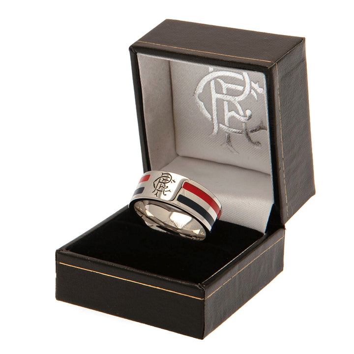 Rangers FC Colour Stripe Ring Large by Rangers FC