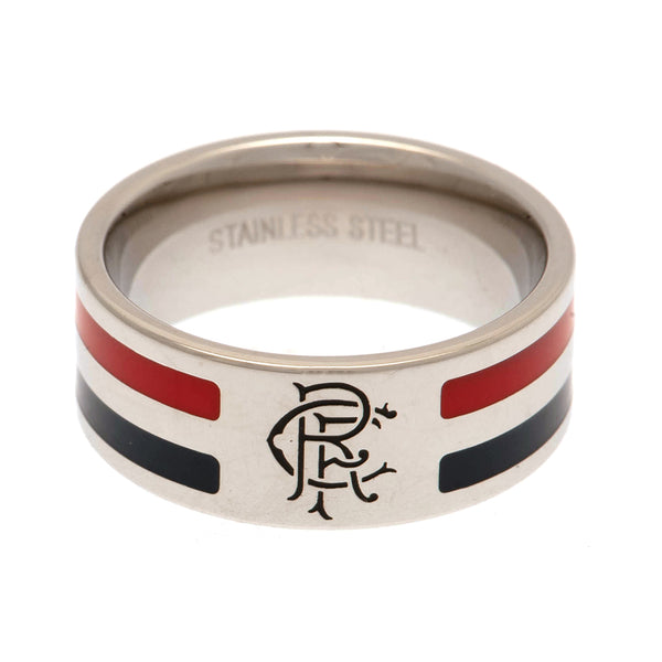 Rangers FC Colour Stripe Ring Large by Rangers FC