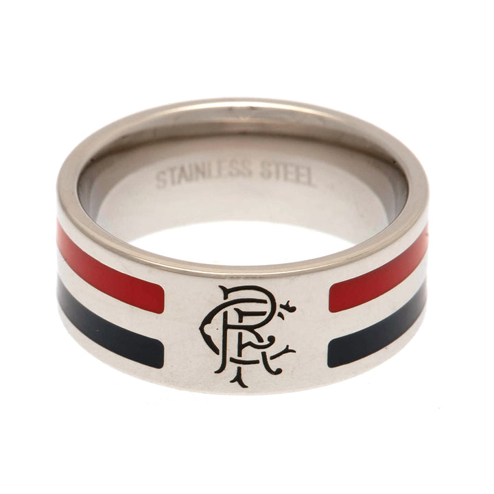 Rangers FC Colour Stripe Ring Large by Rangers FC