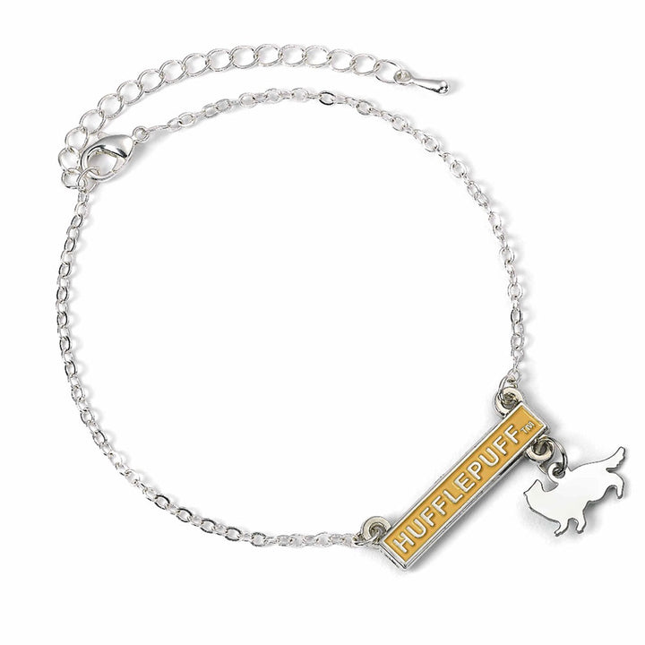 Harry Potter Silver Plated Bar Bracelet Hufflepuff by Harry Potter