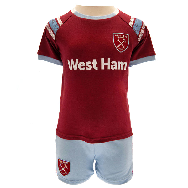 West Ham United FC Shirt & Short Set 9-12 Mths ST by West Ham United FC