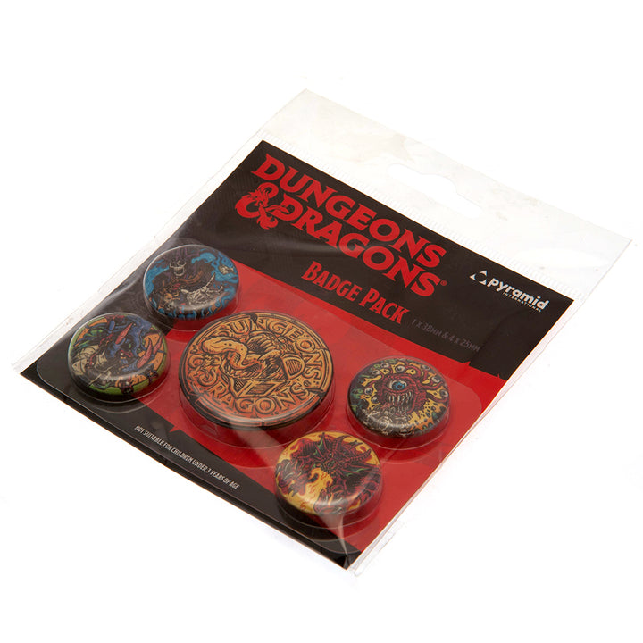 Dungeons & Dragons Button Badge Set by Dungeons & Dragons