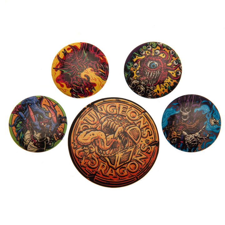 Dungeons & Dragons Button Badge Set by Dungeons & Dragons