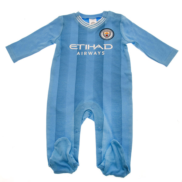 Manchester City FC Sleepsuit 0/3 mths ES by Manchester City FC