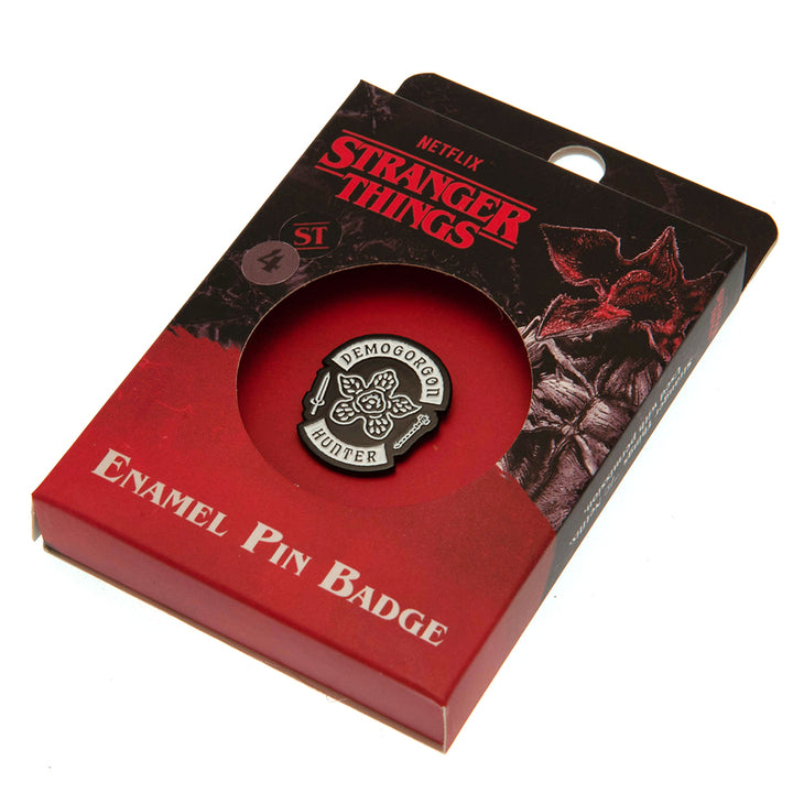 Stranger Things Badge Demogorgon Hunter by Stranger Things