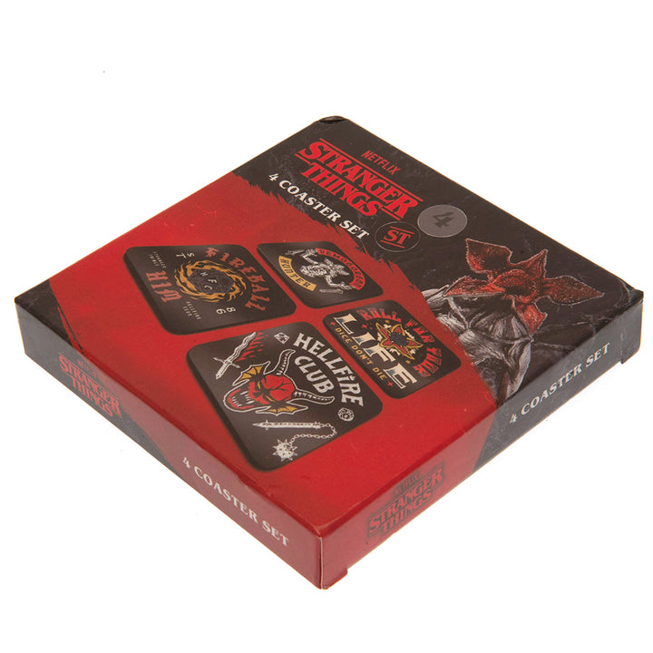 Stranger Things Coaster Set Hellfire Club by Stranger Things