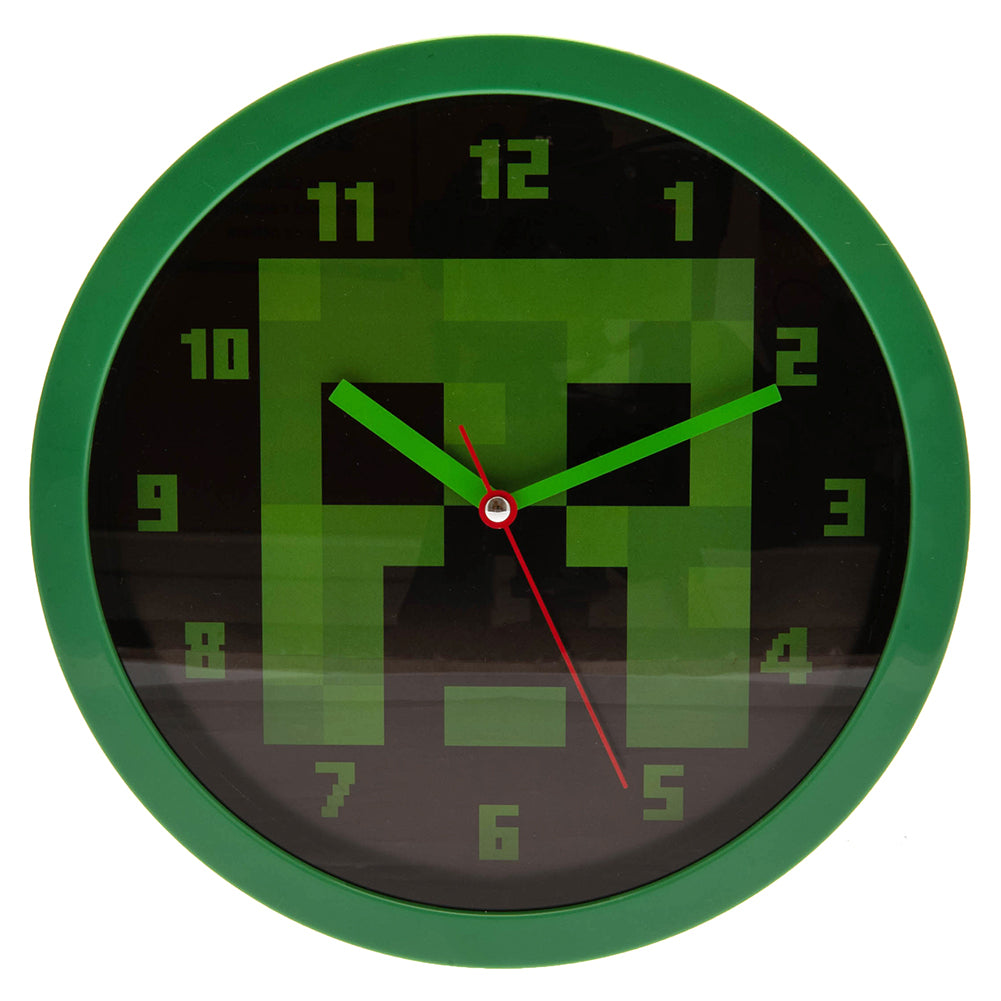 Minecraft Wall Clock by Grin Entertainment Store