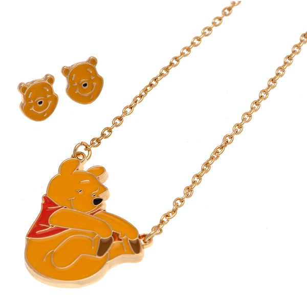 Winnie The Pooh Fashion Jewellery Necklace & Earring Set by Winnie The Pooh