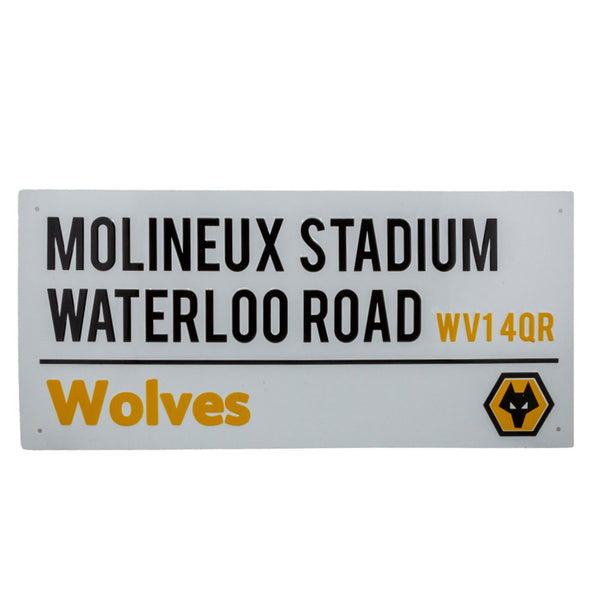 Wolverhampton Wanderers FC Street Sign by Wolverhampton Wanderers FC