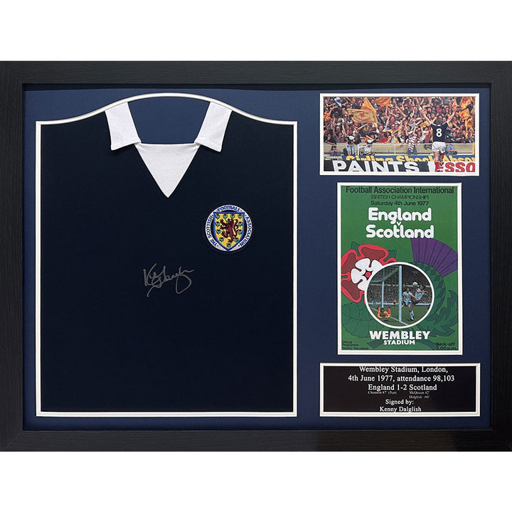 Scottish FA 1978 Dalglish Signed Shirt (Framed) by Scottish FA