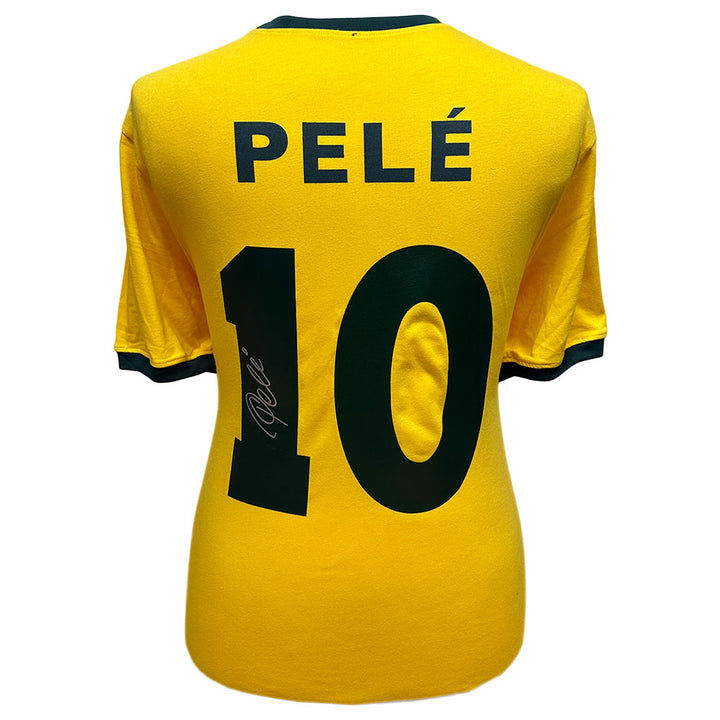 Brasil 1970 Pele Signed Shirt by Brasil