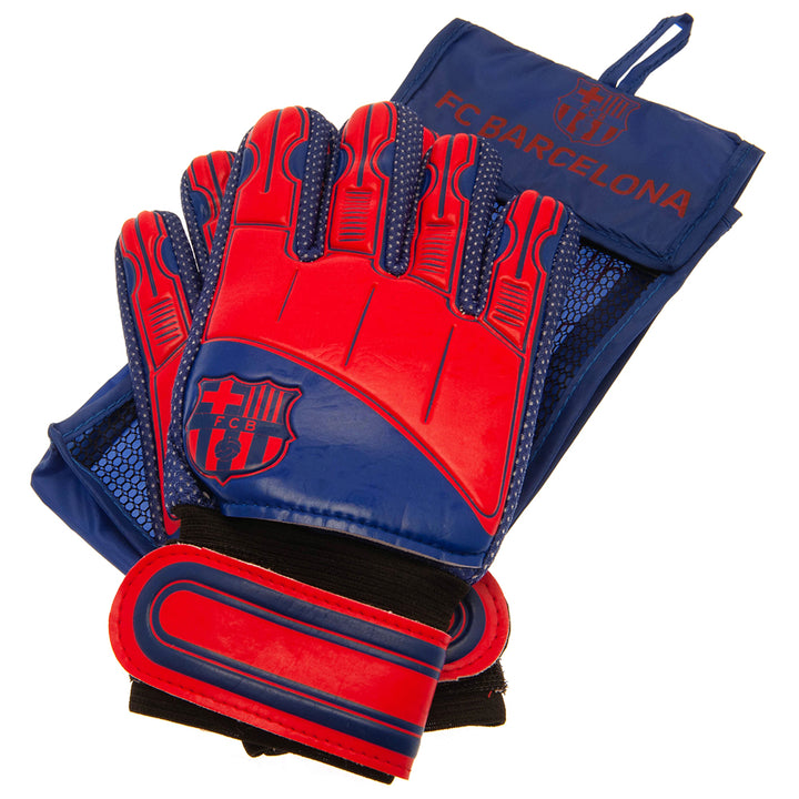 FC Barcelona Goalkeeper Gloves Kids DT by FC Barcelona