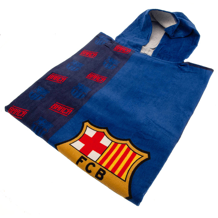 FC Barcelona Kids Hooded Poncho by FC Barcelona