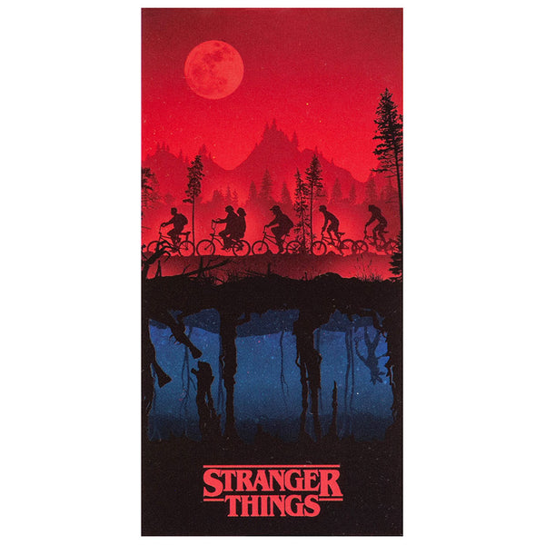 Stranger Things Towel Upside Down by Stranger Things