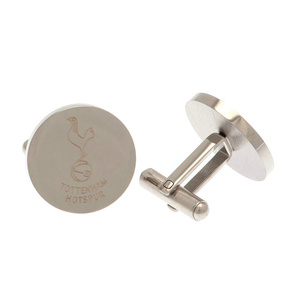 Tottenham Hotspur FC Stainless Steel Round Cufflinks by Tottenham Hotspur FC