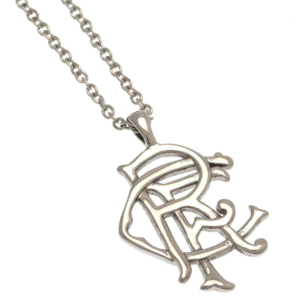 Rangers FC Scroll Crest Stainless Steel Pendant & Chain by Rangers FC