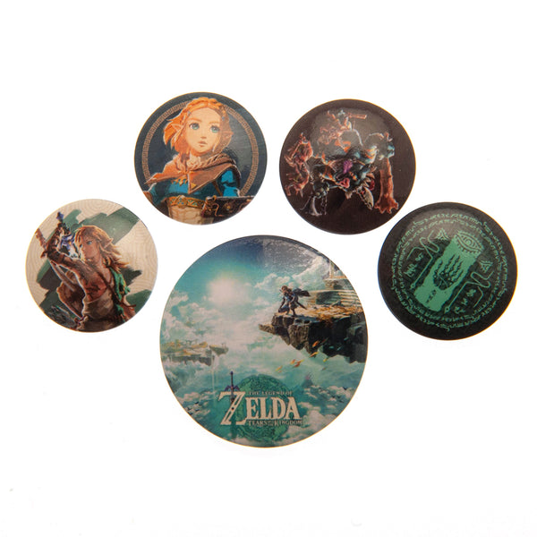 The Legend Of Zelda Button Badge Set