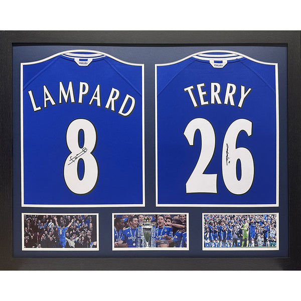 Chelsea FC Lampard & Terry Signed Shirts (Dual Framed) by Chelsea FC