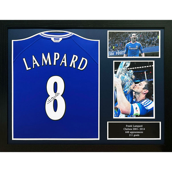 Chelsea FC Lampard Signed Shirt (Framed) by Chelsea FC