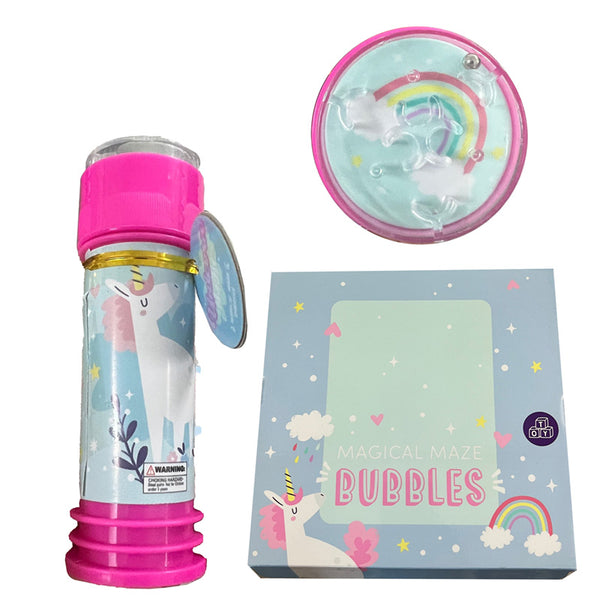 Fun Kids Maze Top Bubbles - Unicorn Magic TY869 by Puckator