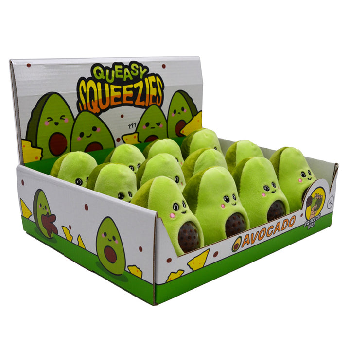 Queasy Squeezy Polyester Toy - Avocado TY927-0