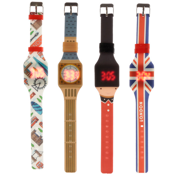 Silicone Digital Watch - London Icons WATC07-0