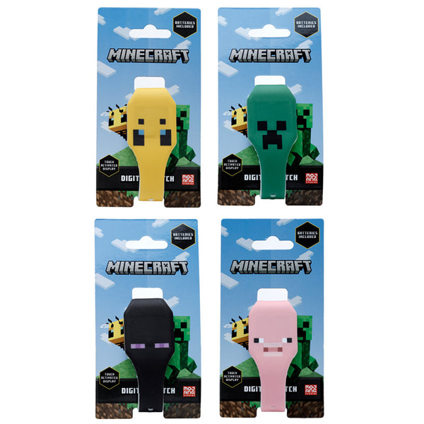 Minecraft Faces Silicone Digital Watch WATC20 by Puckator