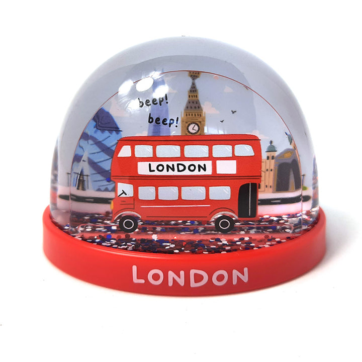 Collectable Snow Storm - London Souvenir London Bus WB31-0