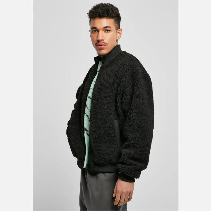 Urban Classics - Men's Boxy Sherpa Jacket-0