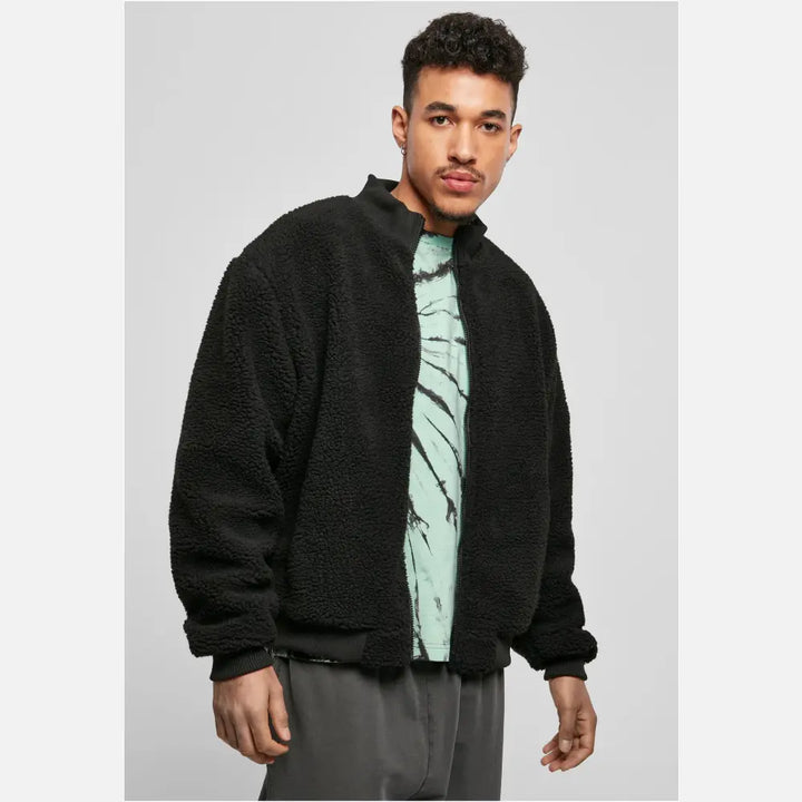 Urban Classics - Men's Boxy Sherpa Jacket-11