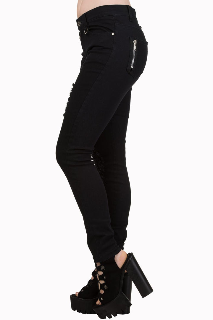 Banned Apparel - Move On Up Trousers by Banned Apparel