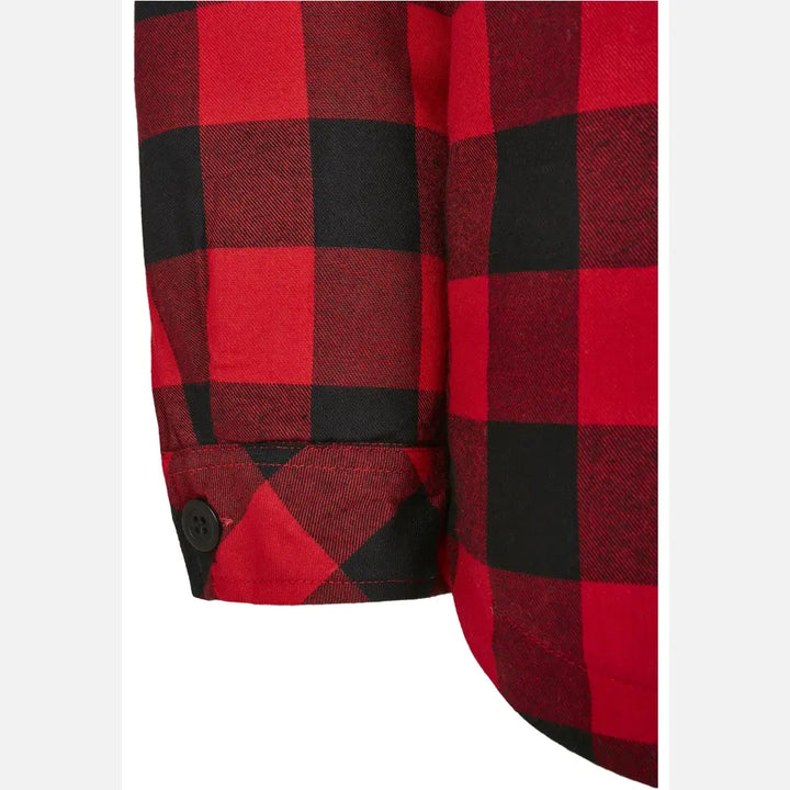 Urban Classics - Men's Padded Check Flannel Shirt-6