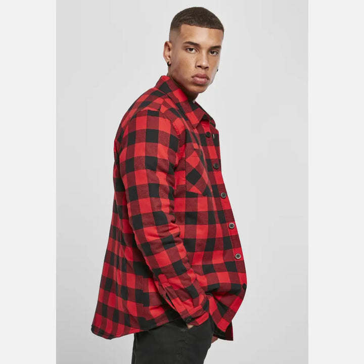 Urban Classics - Men's Padded Check Flannel Shirt-1